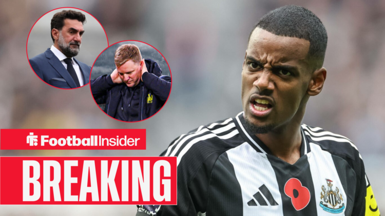 Alexander Isak, Eddie Howe, and Al-Rumayyan at Newcastle United
