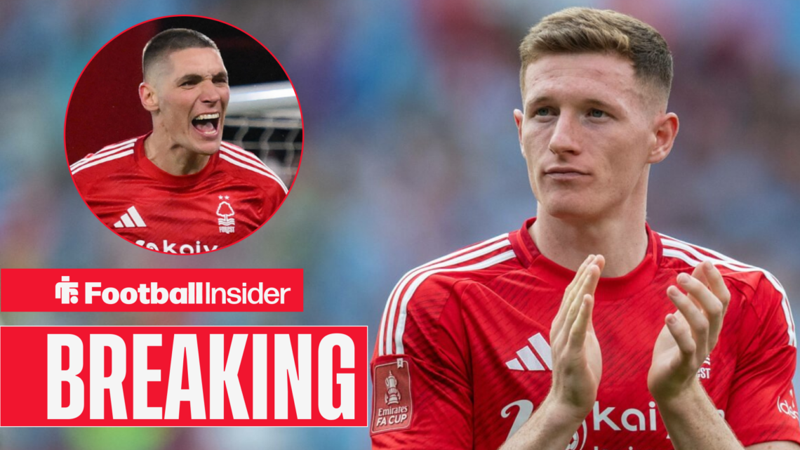 Elliot Anderson Nikola Milenkovic, Nottingham Forest