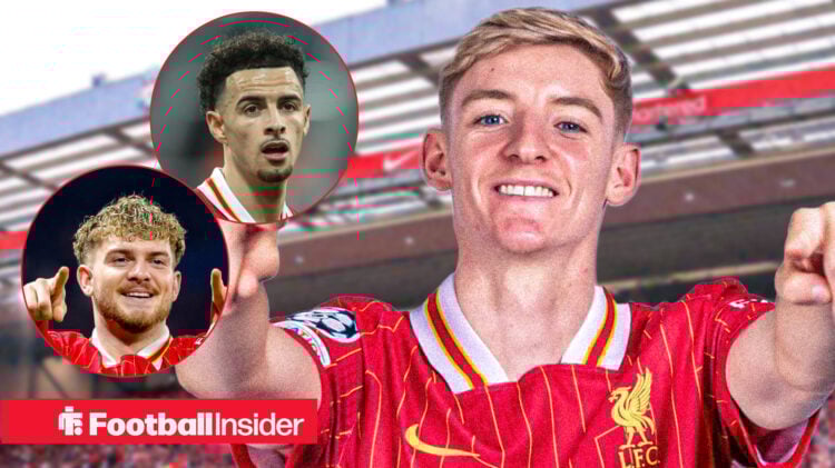 Anthony Gordon, Harvey Elliott, Curtis Jones, Liverpool