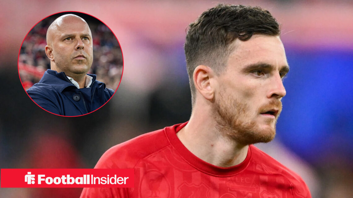 Arne Slot Andy Robertson Liverpool