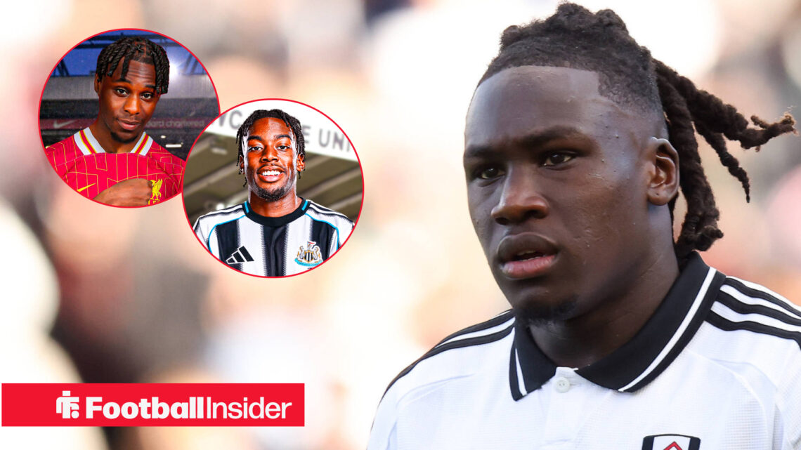Calvin Bassey Jeremie Frimpong Anthony Elanga, Fulham Liverpool Nottingham Forest