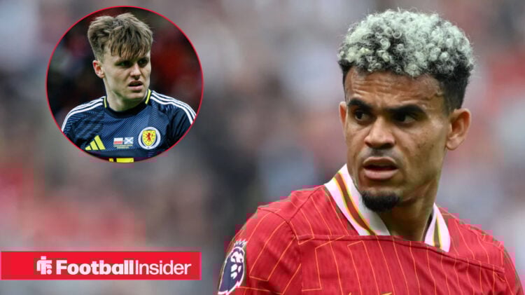 Ben Doak Luis Diaz Liverpool