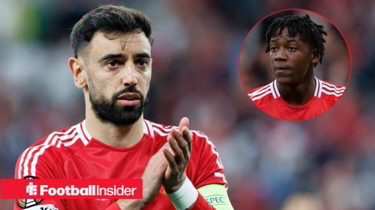 Bruno Fernandes Kobbie Mainoo Man United
