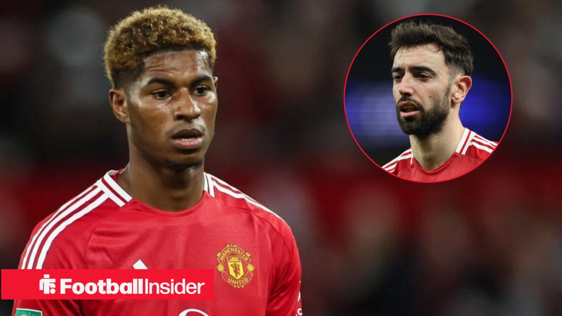 Bruno Fernandes Marcus Rashford Man United