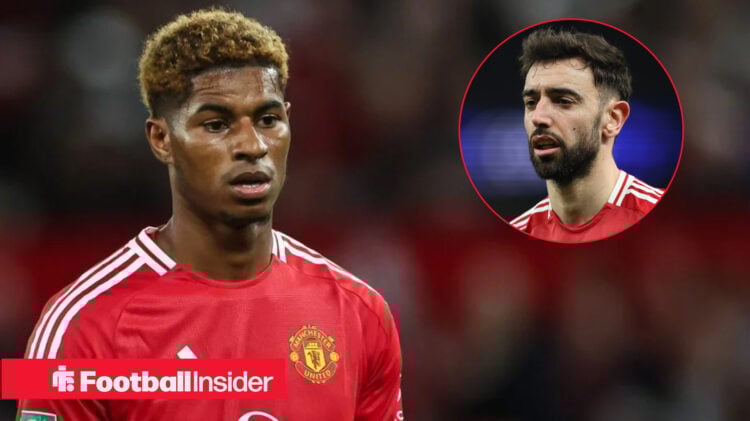 Bruno Fernandes Marcus Rashford Man United