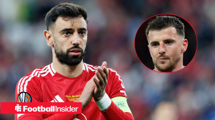 Bruno Fernandes Mason Mount Manchester United