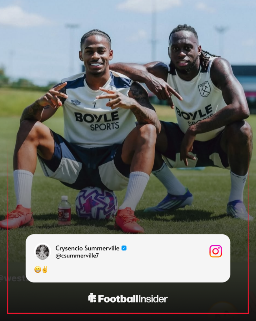 Crysencio Summerville Aaron Wan-Bissaka West Ham