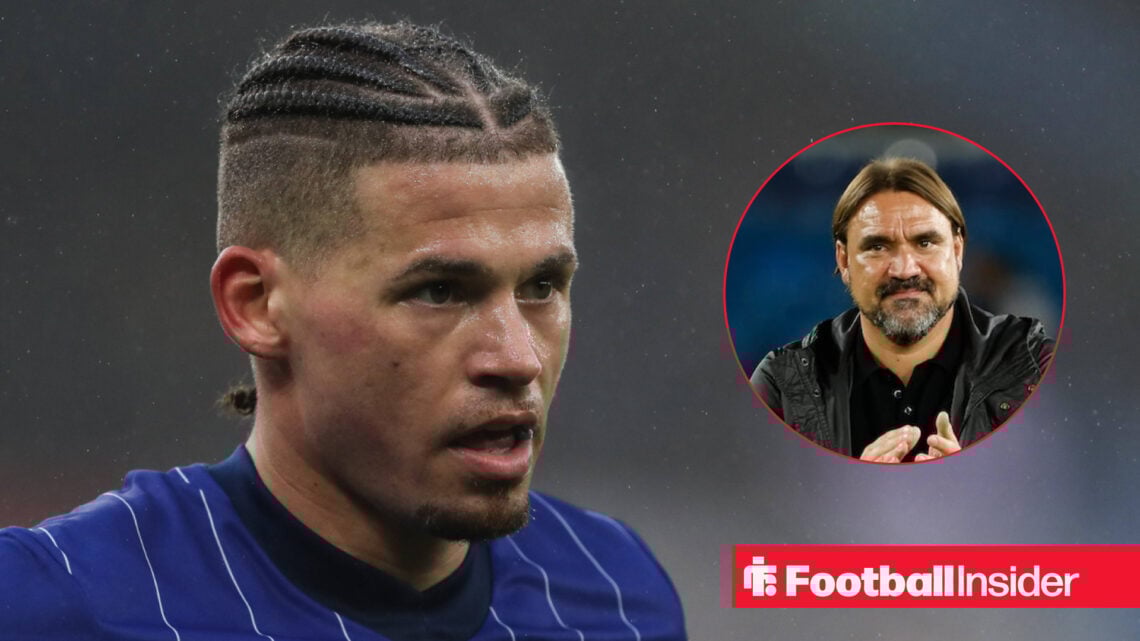 Manchester City midfielder Kalvin Phillips and Leeds United boss Daniel Farke