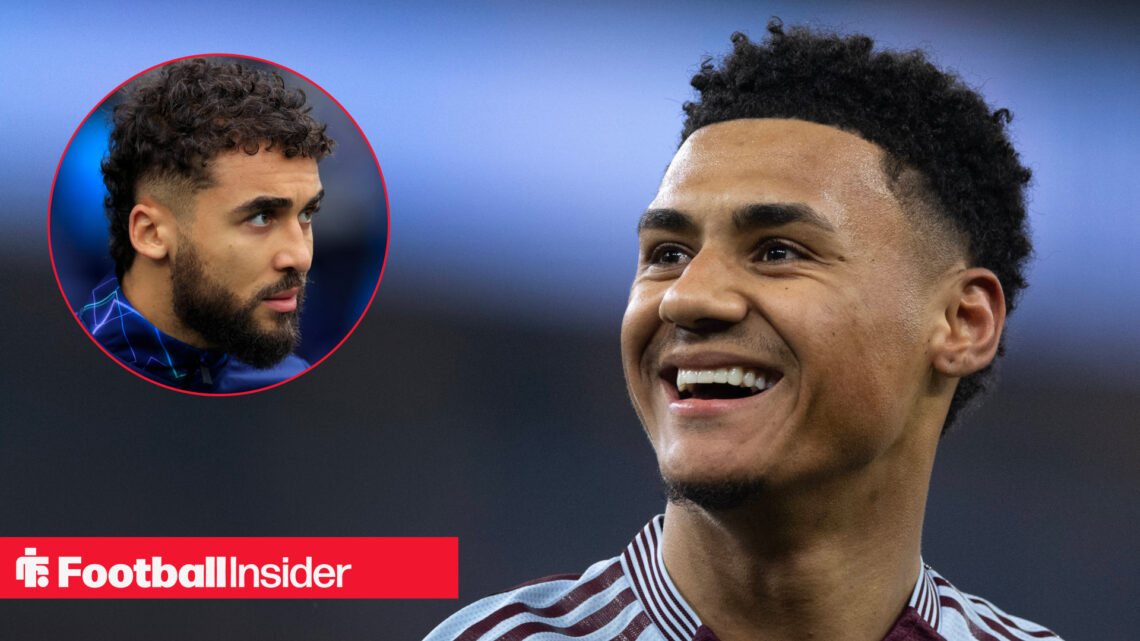 Dominic Calvert-Lewin and Aston Villa striker Ollie Watkins