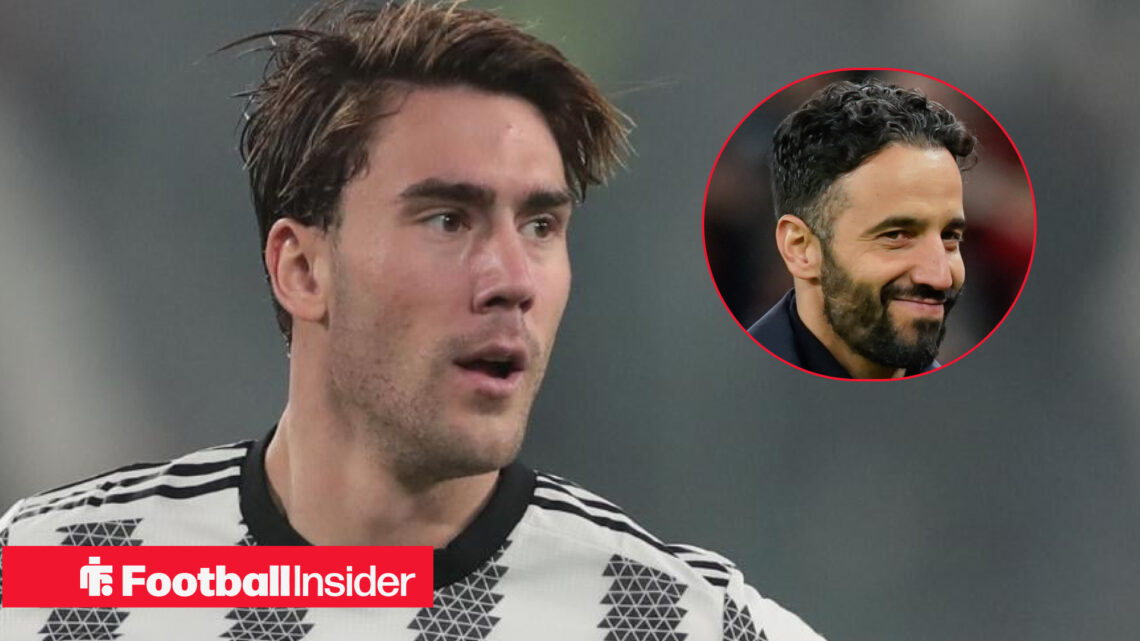Dusan Vlahovic Ruben Amorim Manchester United