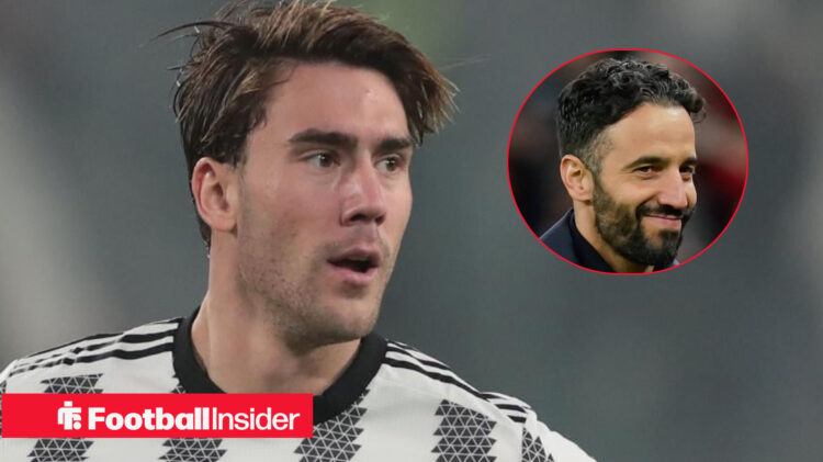 Dusan Vlahovic Ruben Amorim Manchester United
