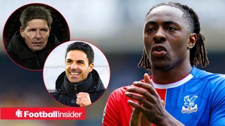 Eberechi Eze Oliver Glasner Mikel Arteta