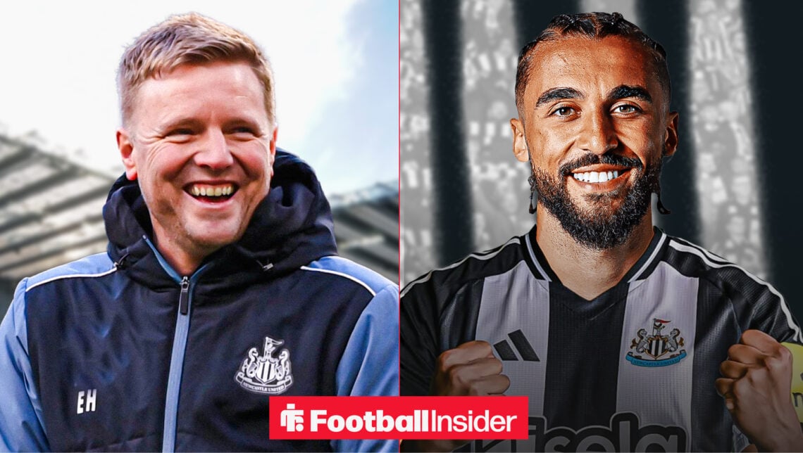 Eddie Howe Dominic Calvert-Lewin Newcastle United
