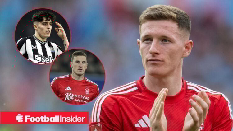 Elliot Anderson, Chris Wood, Tino Livramento, Nottingham Forest