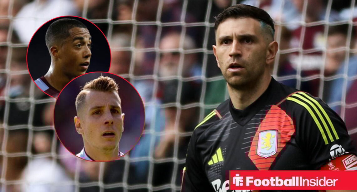 Emi Martinez Lucas Digne Youri Tielemans Aston Villa