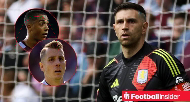 Emi Martinez Lucas Digne Youri Tielemans Aston Villa