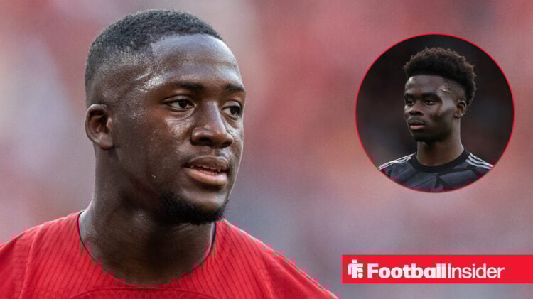 Ibrahima Konate, Bukayo Saka