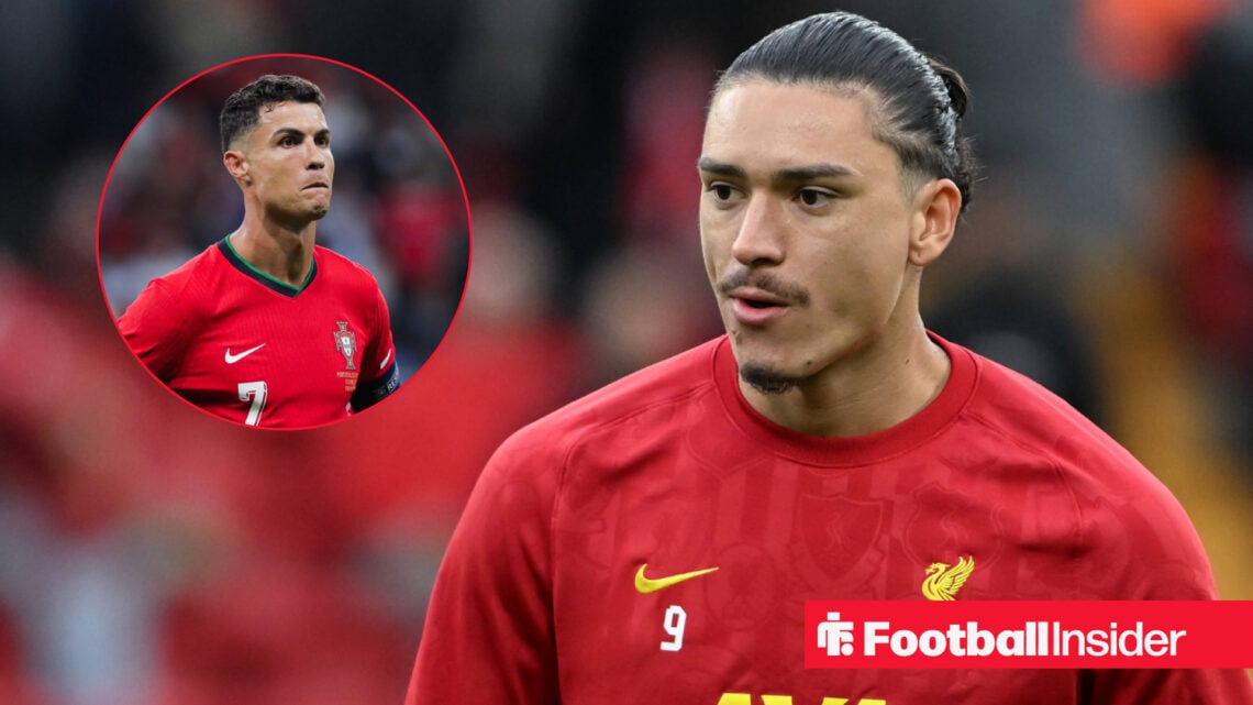 Cristiano Ronaldo and Darwin Nunez