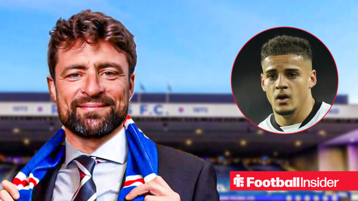 Rangers boss Russell Martin and defender Max Aarons