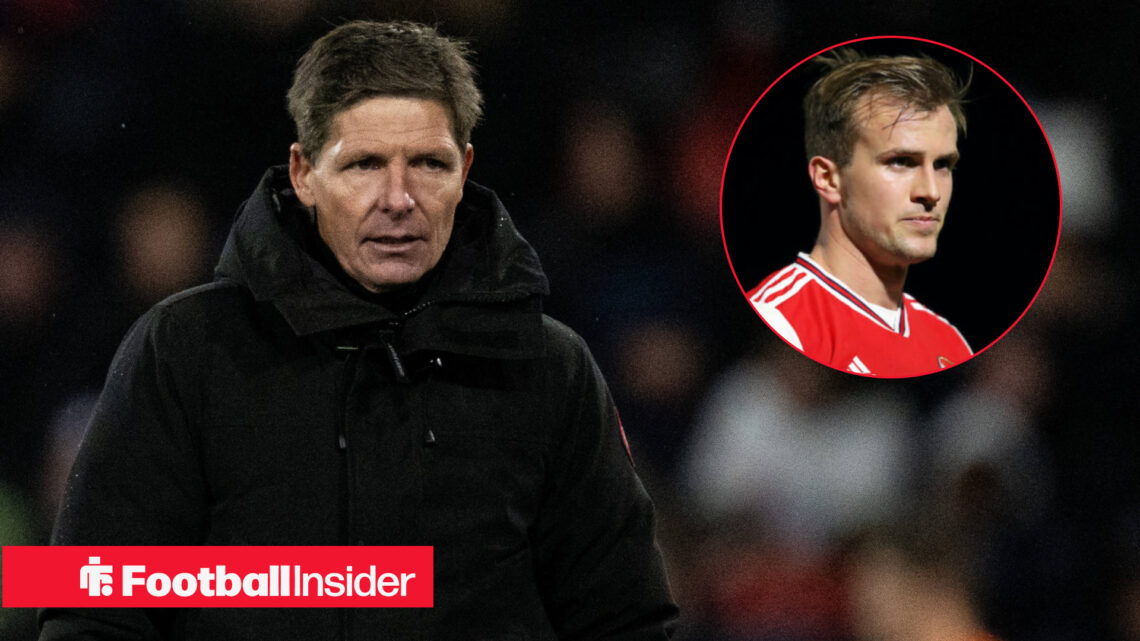 Crystal Palace manager Oliver Glasner, Rob Holding