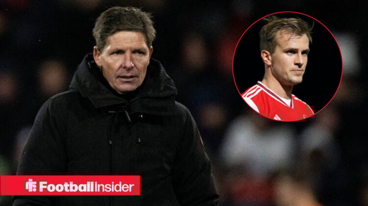 Crystal Palace manager Oliver Glasner, Rob Holding