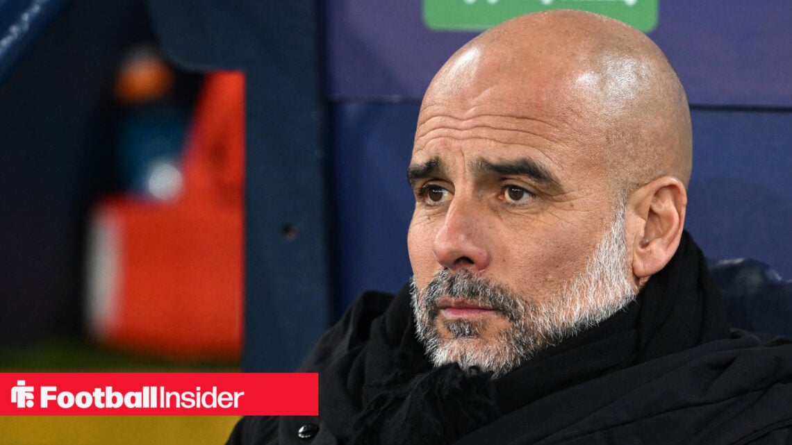 Man City manager Pep Guardiola
