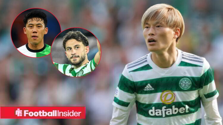 Kyogo Furuhashi Nicolas Kuhn Wataru Endo, Birmingham Celtic Liverpool