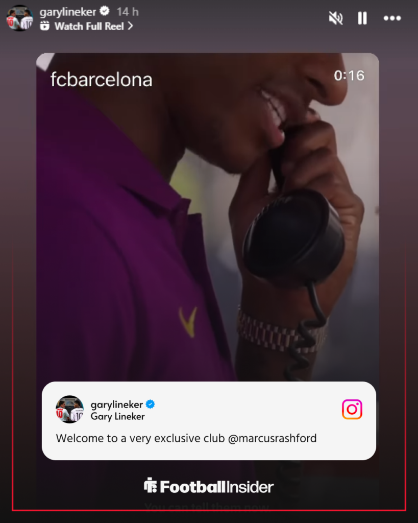 Gary Lineker, Marcus Rashford, Man United, Barcelona