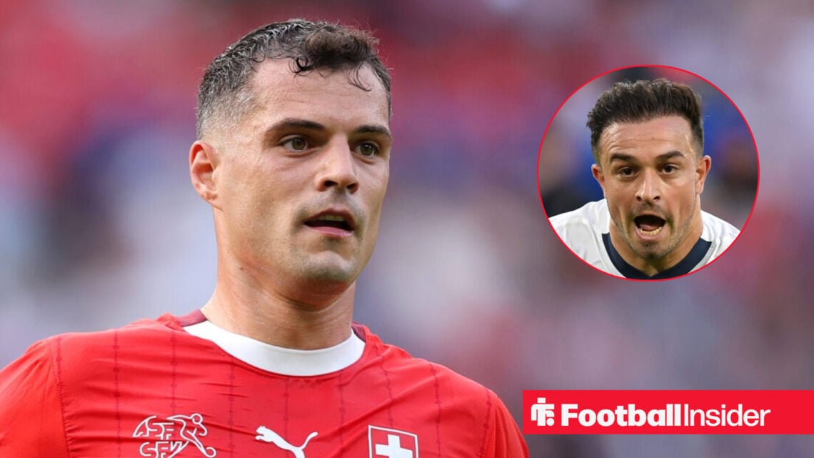 New Sunderland signing Granit Xhaka, and Basel winger Xherdan Shaqiri both playing for Switzerland