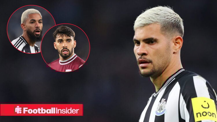 Bruno Guimaraes Douglas Luiz Lucas Paqueta, Newcastle Juventus West Ham