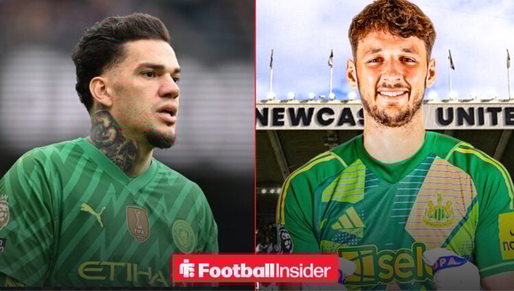 Manchester City goalkeeper Ederson and Newcastle United transfer target James Trafford