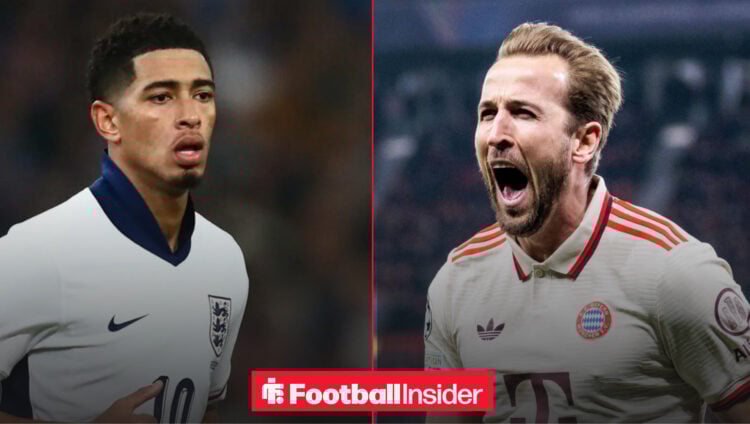 Real Madrid star Jude Bellingham and Bayern Munich striker Harry Kane