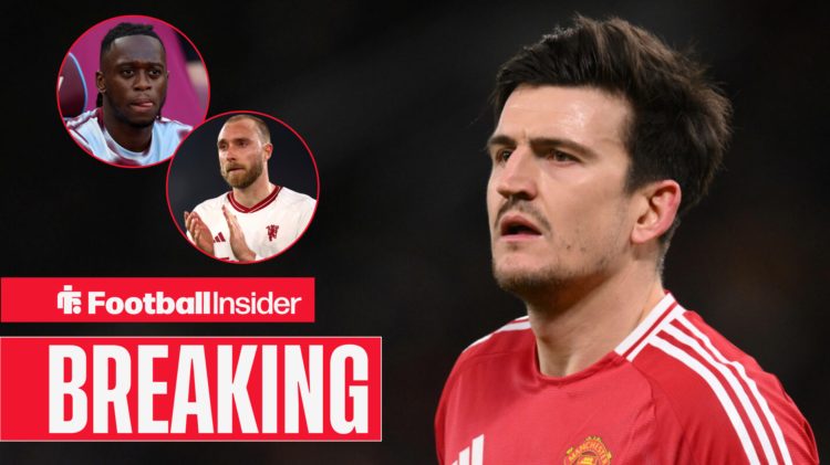 Harry Maguire, Aaron Wan-Bissaka, Christian Eriksen, Man United