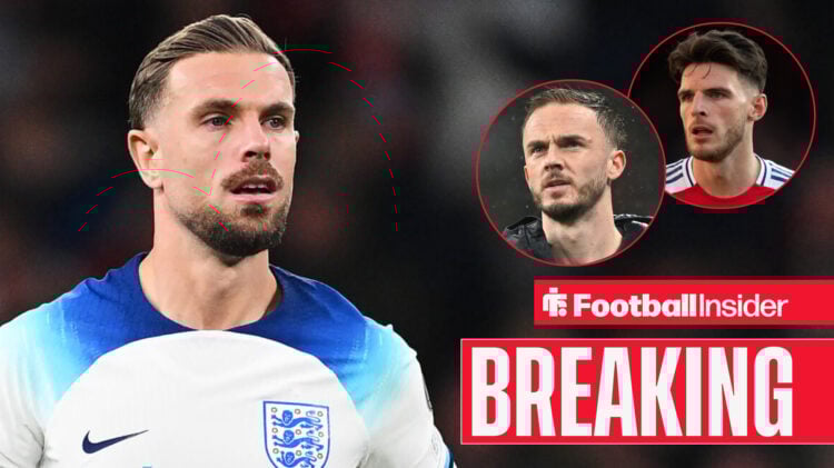 Jordan Henderson James Maddison Declan Rice, Brentford Tottenham Arsenal