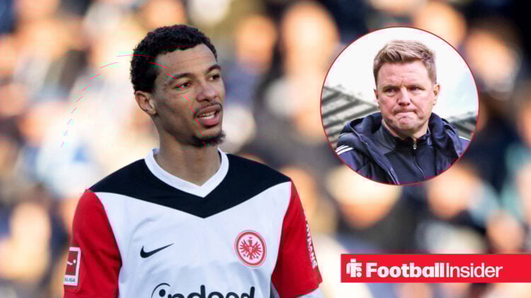 Hugo Ekitike Eintracht Frankfurt Eddie Howe Newcastle