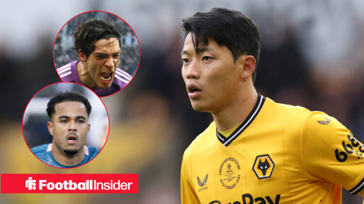 Hwang hee chan, raul jimenez, justin kluivert