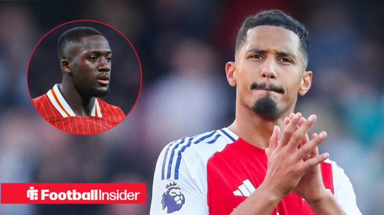 Ibrahima Konate William Saliba Arsenal