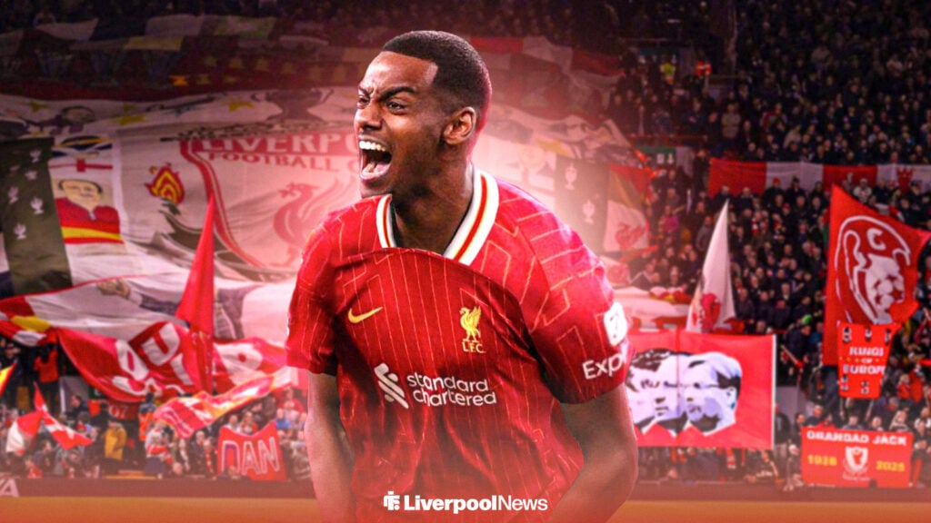 Alexander Isak in action for Liverpool