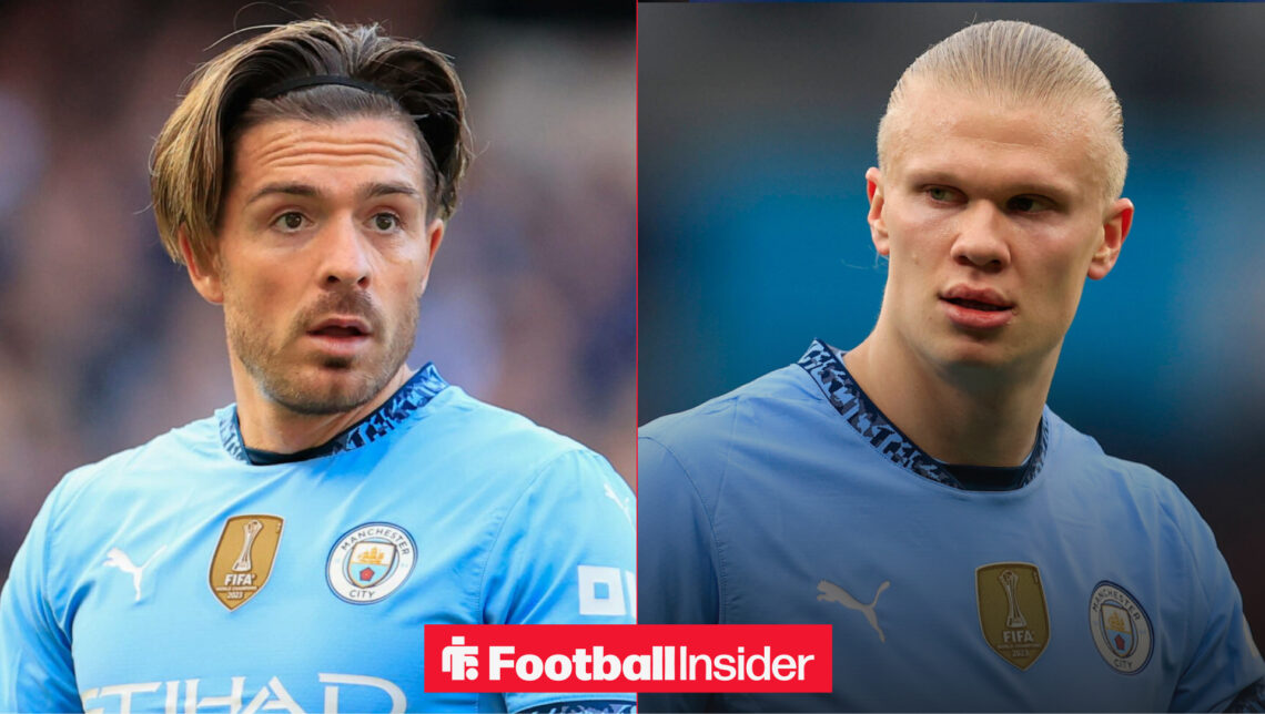 Jack Grealish, Erling Haaland, Man City