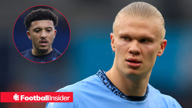 Jadon Sancho Erling Haaland Man City
