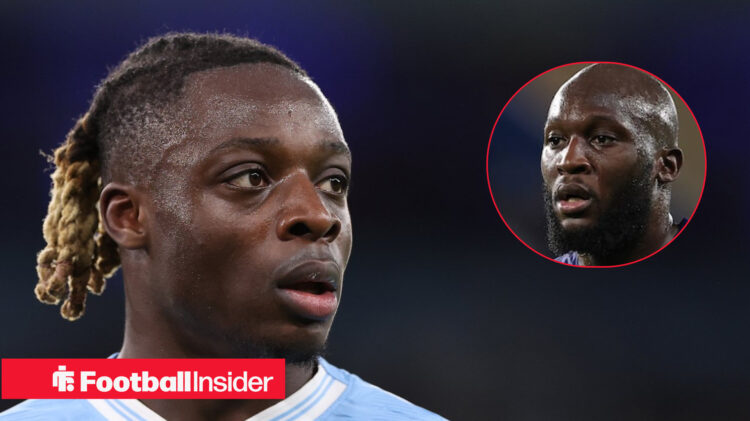 Jeremy Doku Romelu Lukaku Manchester City