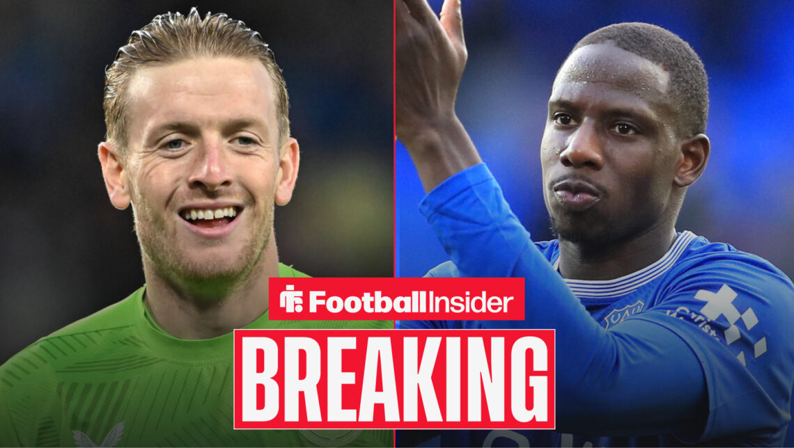Jordan Pickford, Abdoulaye Doucoure, Everton