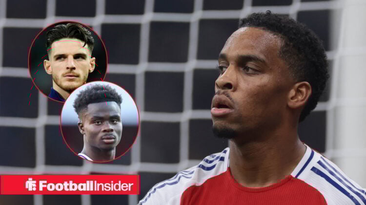 Jurrien Timber Declan Rice Bukayo Saka Arsenal
