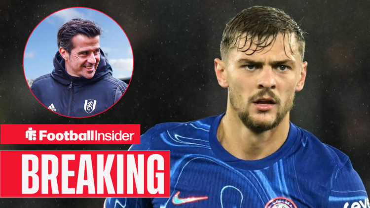 Chelsea's Kiernan Dewsbury-Hall and Fulham boss Marco Silva happy