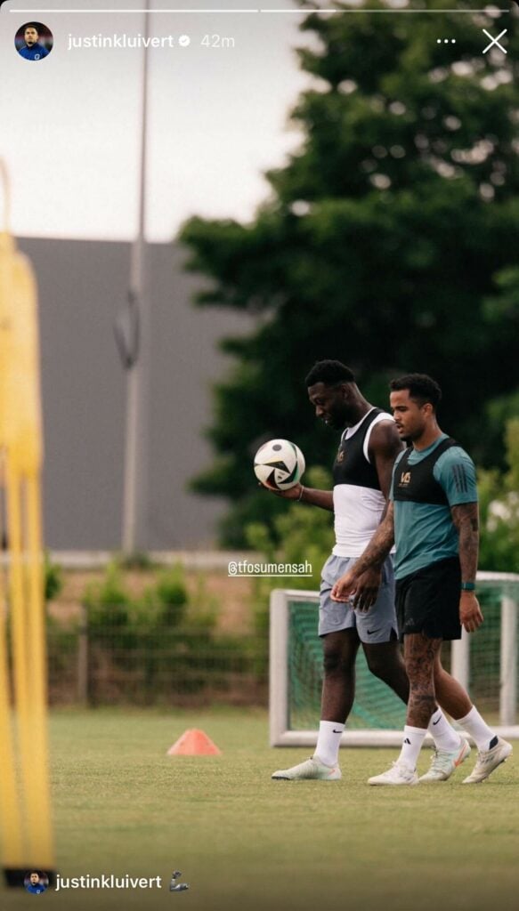 Kluivert insta story