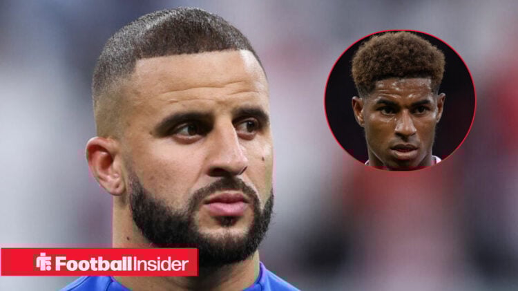 Kyle Walker Marcus Rashford Manchester United