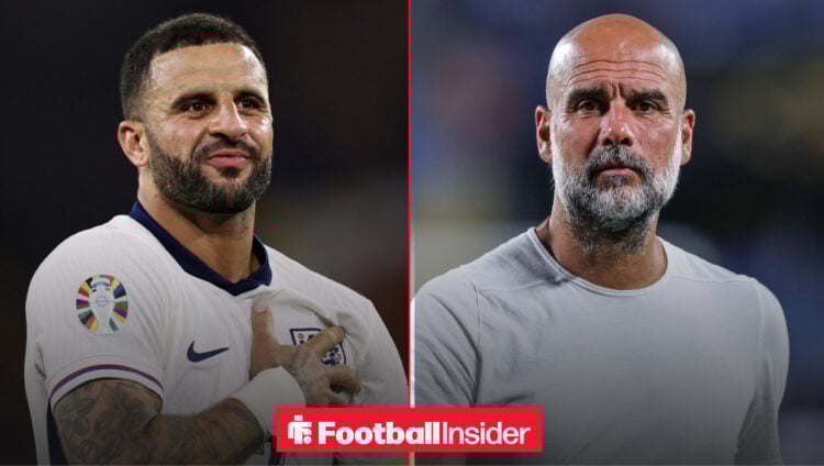Kyle Walker Pep Guardiola Man City
