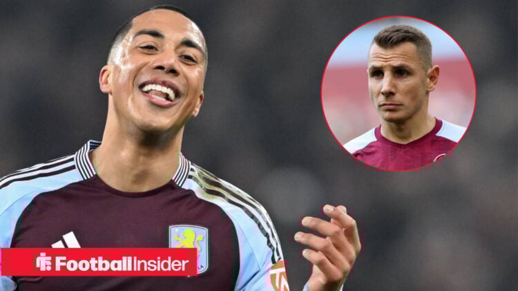 Lucas Digne Youri Tielemans Aston Villa