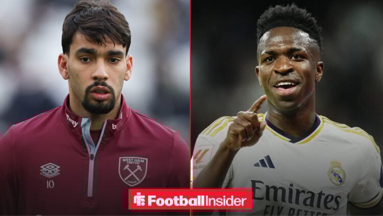 Lucas Paqueta, Vinicius Junior, West Ham