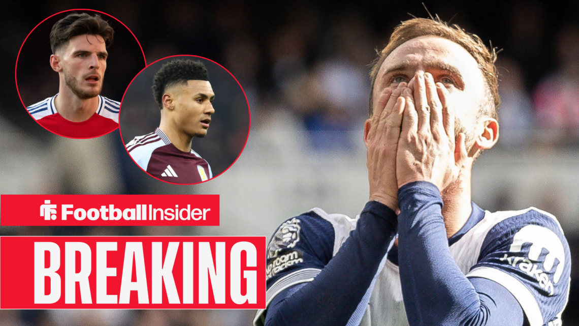 James Maddison Declan Rice Ollie Watkins, Tottenham Arsenal Aston Villa